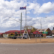 Mitchell Avenue, Victoria Street and Lang Street roundabout in Kurri Kurri